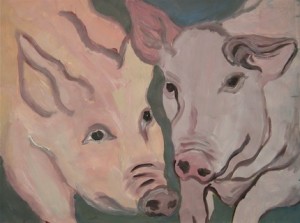 Piggy Brothers 8.5 x 11 print